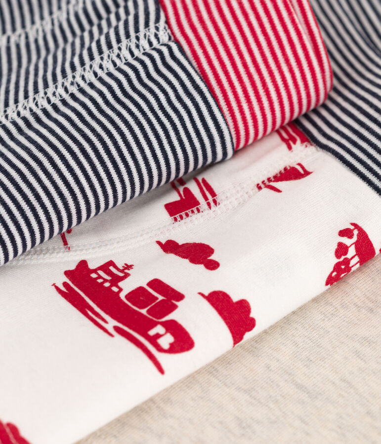 Boys' Cotton Le Havre Boxer Shorts - 3-Pack multicolor