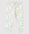 Babies' Cotton Floral Print Leggings MARSHMALLOW white/MULTICO white