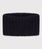 Babies' Unisex Fleece-Lined Knitted Snood SMOKING blue