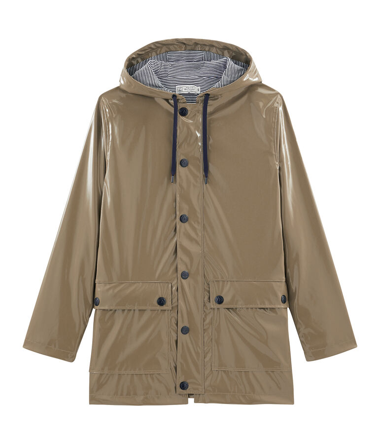 Women's glossy Raincoat NOISETTE