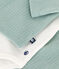 Babies' 3-piece set in velour PAUL green