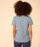 Women's Straight V-Neck Cotton T-Shirt POLOCHON /AVALANCHE