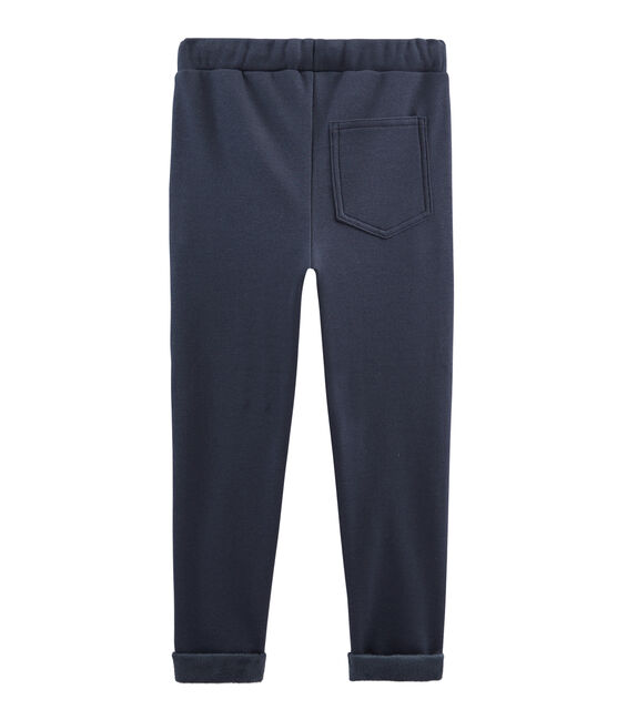 Boys' Warm Fleece Trousers SMOKING blue