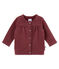 Baby girl's shiny cotton sweatshirt cardigan OGRE red/DORE yellow