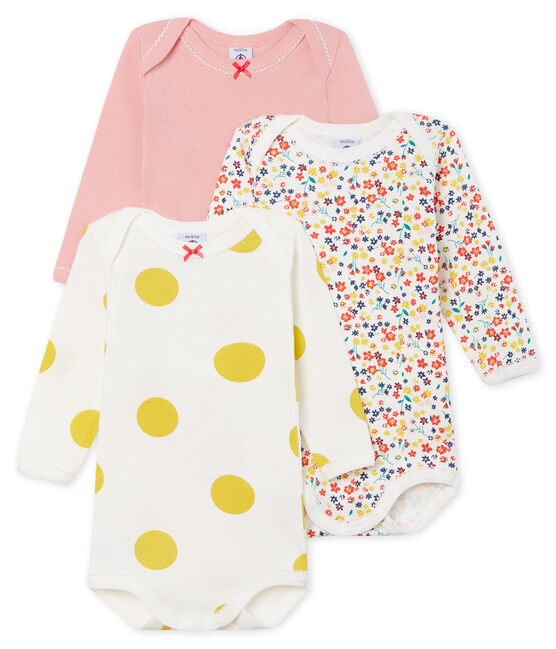 Baby Girls' Long-Sleeved Bodysuit - 3-Piece Set variante 1