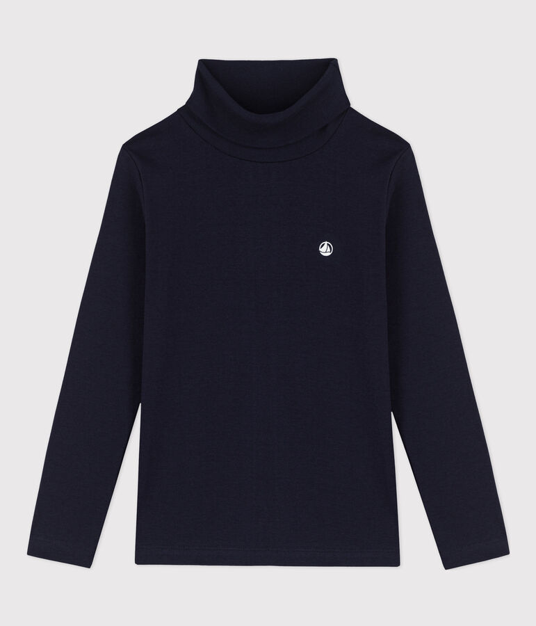 Children's Unisex Cotton Polo Neck blue
