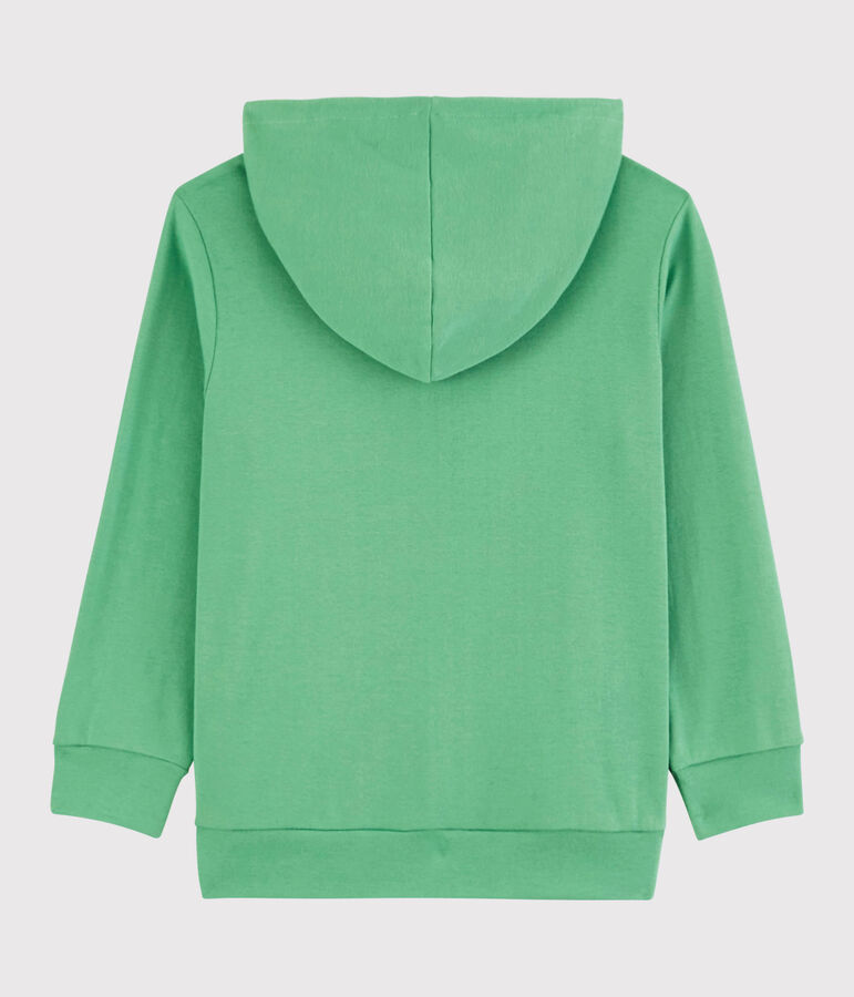 Boys' Cotton Zip-Up Hoody green