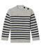 Baby Boys' Cashmere Pullover BELUGA grey/SMOKING blue
