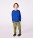 Children's long-sleeved printed cotton T-shirt