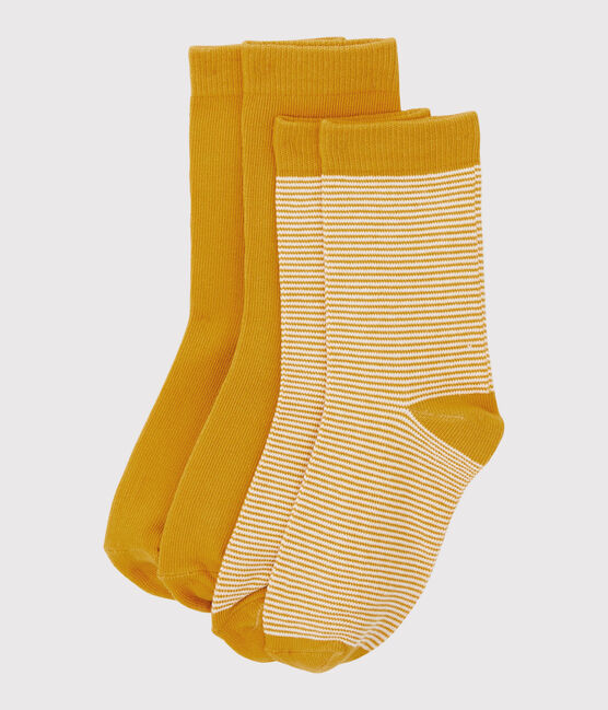 Boys' socks BOUDOR yellow