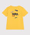 Boys' Printed Lightweight Jersey T-shirt NECTAR yellow