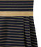 Girl's dress in double jersey. SMOKING blue/DORE yellow