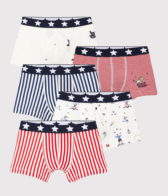 Boys' Festive Print Boxer Shorts - 5-Piece Set variante 1