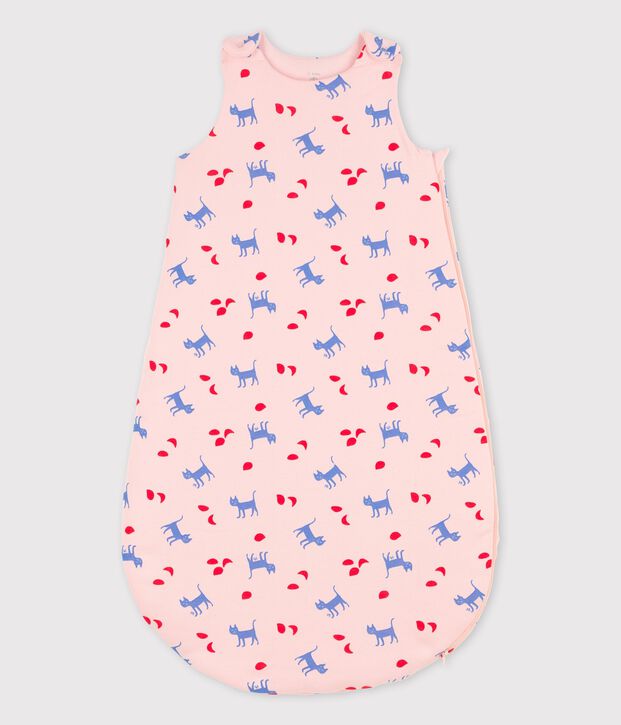 Babies' Printed Cotton Sleeping Bag pink/multicolor