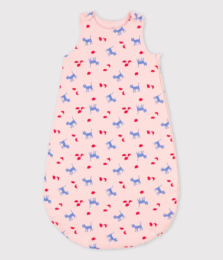 Babies' Printed Cotton Sleeping Bag pink/multicolor