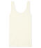 Women's Sleeveless Top in 2x2 Rib Knit MARSHMALLOW white