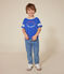 Boys' short-sleeved fine jersey T-Shirt CALVIN blue