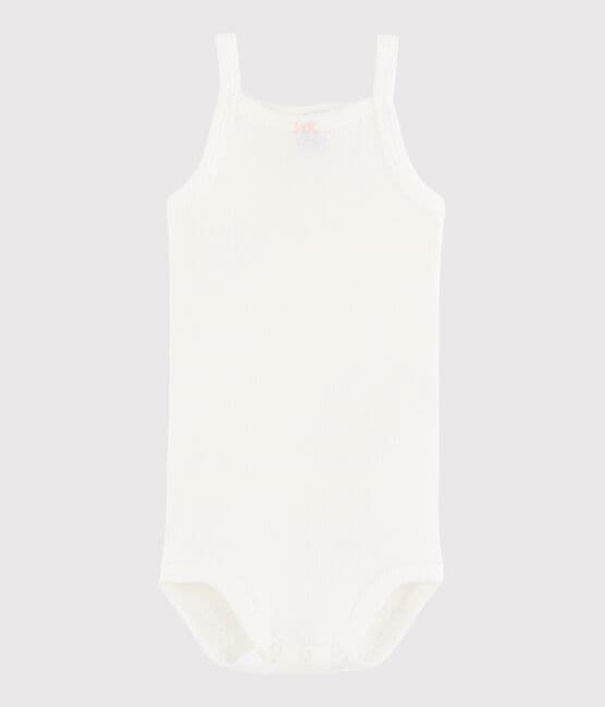 Baby Girls' Strappy Bodysuit MARSHMALLOW white