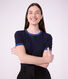 Women's short-sleeved plain cotton T-shirt