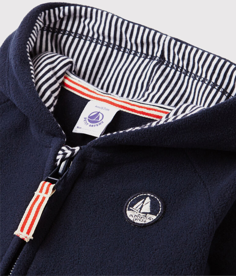 Babies' Fleece Hoodie ABYSSE blue