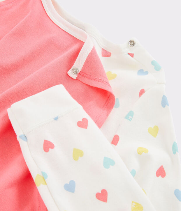 Girls' Fancy Dress Jumpsuit with mask white/multicolor