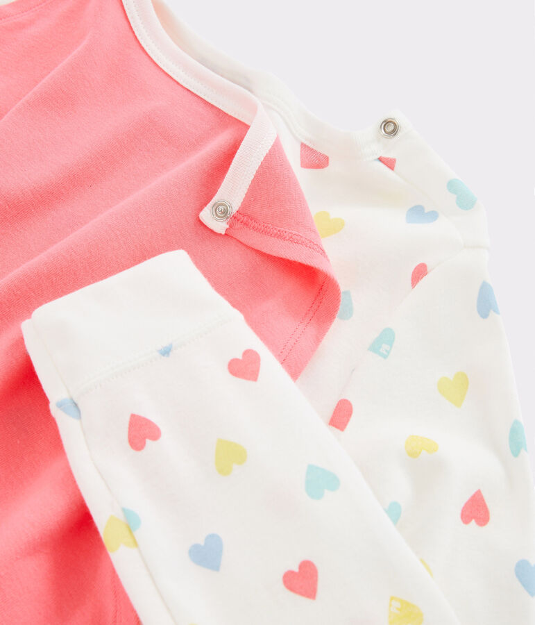 Girls' Fancy Dress Jumpsuit with mask MARSHMALLOW white/MULTICO white