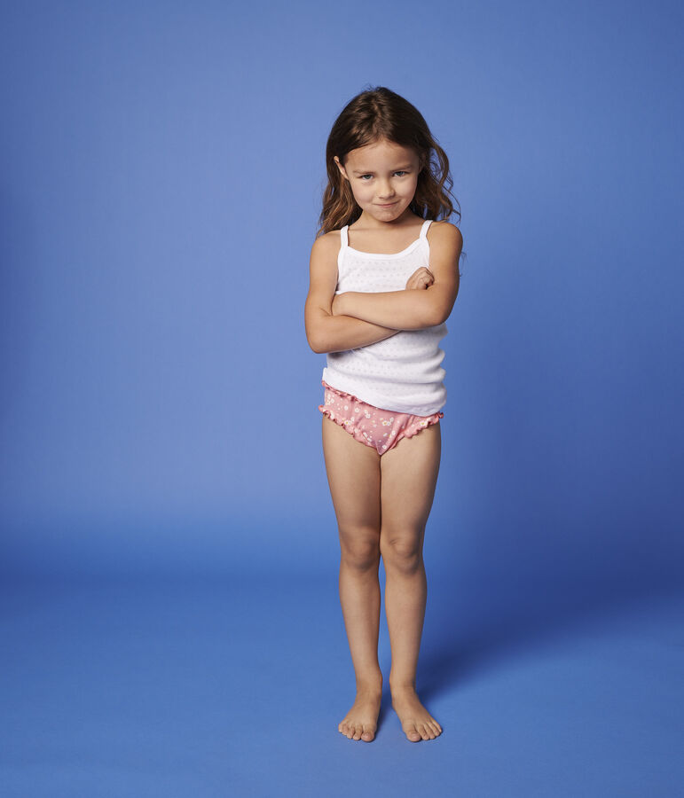 Girls' Cherry Blossom Ruffled Knickers - 3-Pack multicolor