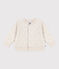 Babies'' Quilted Tube Knit Baseball Jacket MONTELIMAR CHINE beige