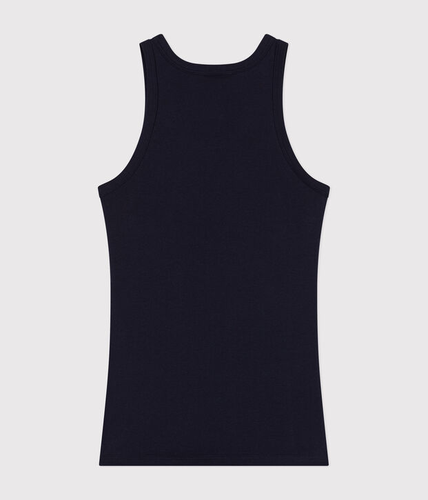 Women's Iconic cotton tank top blue