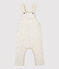 Babies' Quilted Dungarees MONTELIMAR CHINE beige