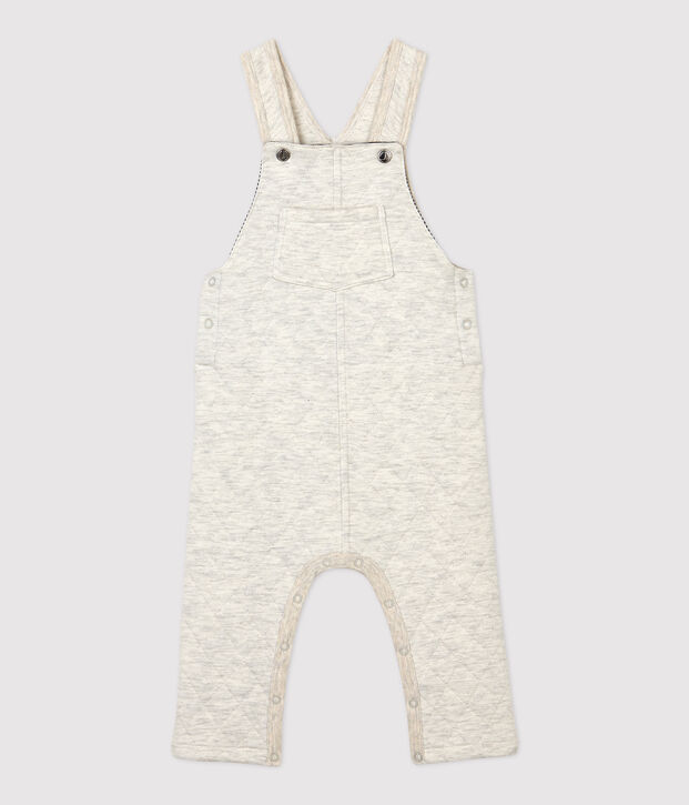 Babies' Quilted Dungarees beige