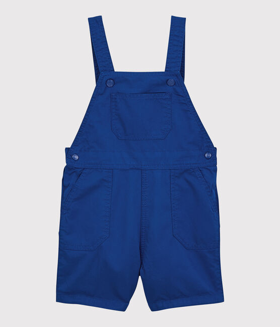 Baby Boys' Fancy Serge Dungaree Shorts SURF blue