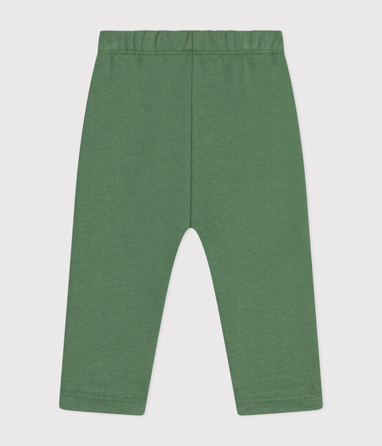 Babies' fleece trousers PALMERAIE green