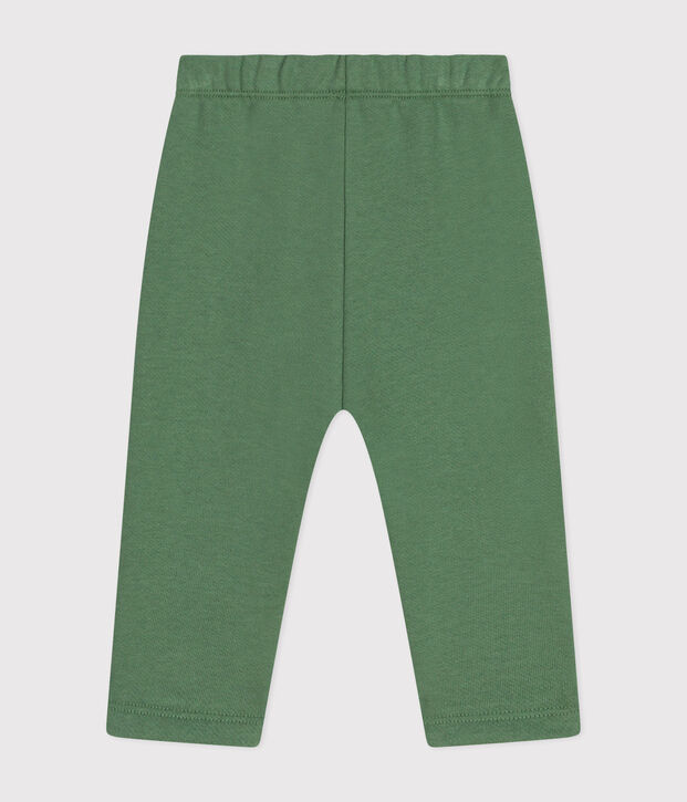 Babies' fleece trousers green