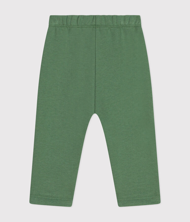 Babies' fleece trousers PALMERAIE green
