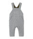 Baby boy's quilted double knit overalls