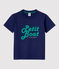 Boys' Short-Sleeved Cotton T-Shirt MEDIEVAL blue