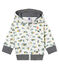 Baby boys' print hooded zip up Sweatshirt MARSHMALLOW white/MULTICO white
