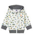 Baby boys' print hooded zip up Sweatshirt