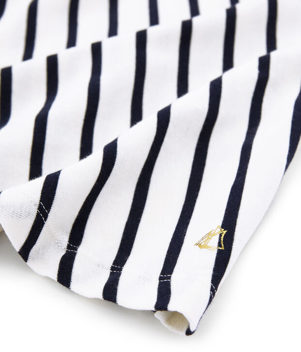 Girls' Dress white/blue