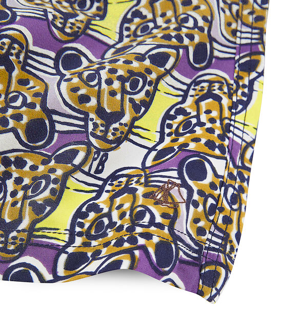 Boys' Print Beach Shorts MARSHMALLOW white/MULTICO white