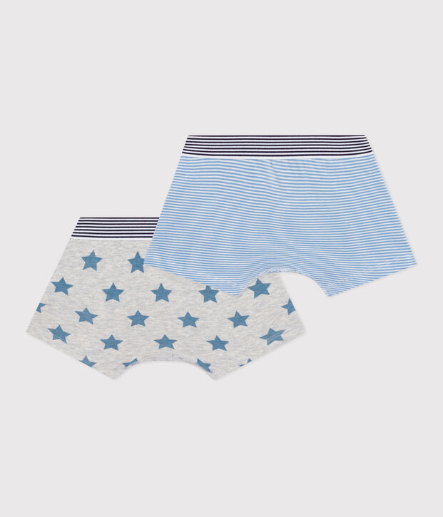 Pack of children's star-print cotton boxers multicolor