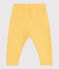 Babies' jogging bottoms in plain cotton ORGE yellow