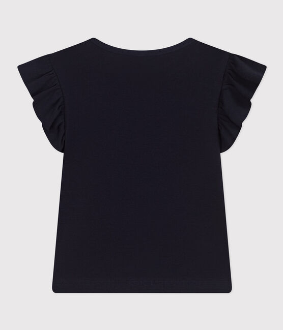 Girls' Cotton T-Shirt SMOKING blue