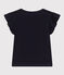 Girls' Cotton T-Shirt SMOKING blue
