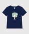 Boys' short-sleeved fine jersey T-Shirt MEDIEVAL blue