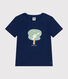 Boys' short-sleeved fine jersey T-Shirt