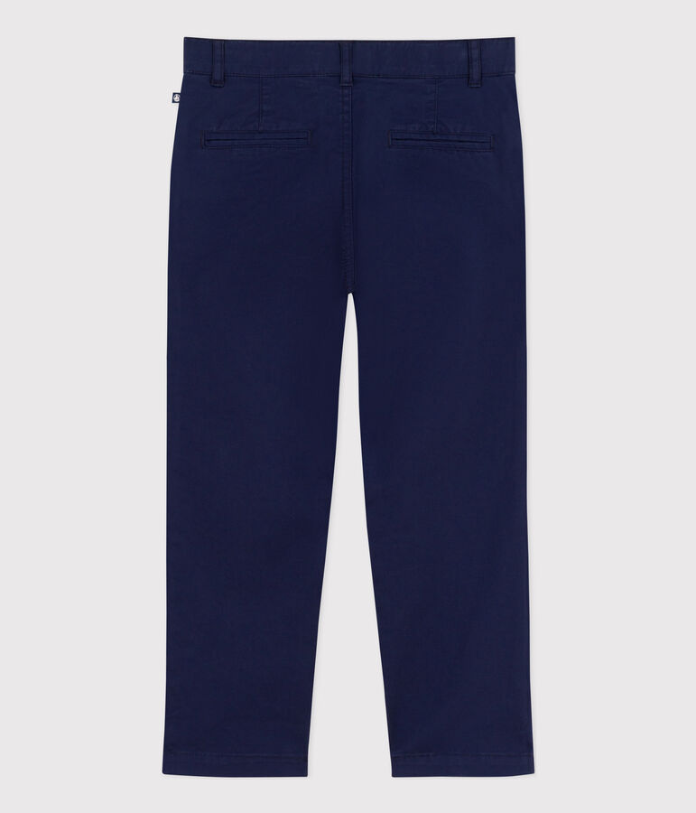 Boys' Chino Trousers MEDIEVAL blue