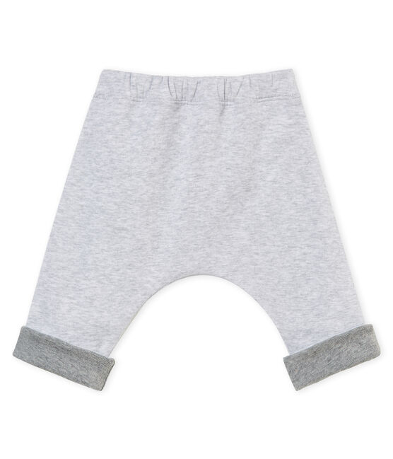 unisex baby's lined trousers POUSSIERE CHINE grey