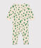 Babies' tree print brushed terry towelling pyjamas AVALANCHE white/MULTICO
